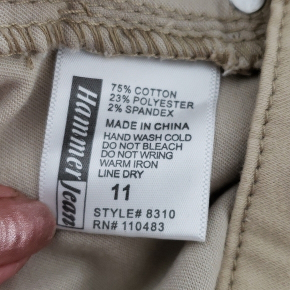 Hammer Jeans The Morgan Skinny High Waist NWT Tan - Picture 10 of 16